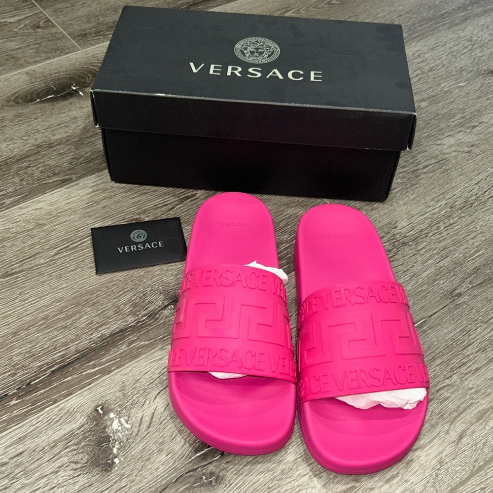 Brand New Versace Pool Slides sz 40